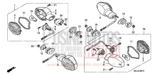 RAYURE/MARQUE (7) CBR1000RR6 de 2006
